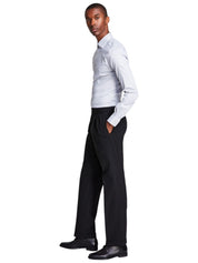 Michael Kors Mens Classic fit Dress Pants 44 / 30 Black Solid