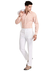Bar Iii Mens Slim fit Dress Pants 29 / 30 White Solid Stretch
