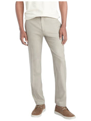 Kenneth Cole Mens Slim fit Dress Pants 38 / 30 Beige Solid Stretch