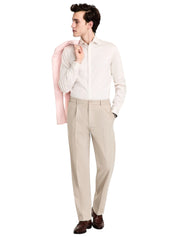 Tommy Hilfiger Mens Modern fit Dress Pants 42 / 32 Beige Solid