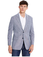 Tommy Hilfiger Mens Modern fit Sport Coat Blazer 42 L Light Blue Solid Stretch