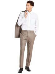 Brooks Brothers Mens Classic fit Dress Pants 38 / 30 Light Brown Striped Wool