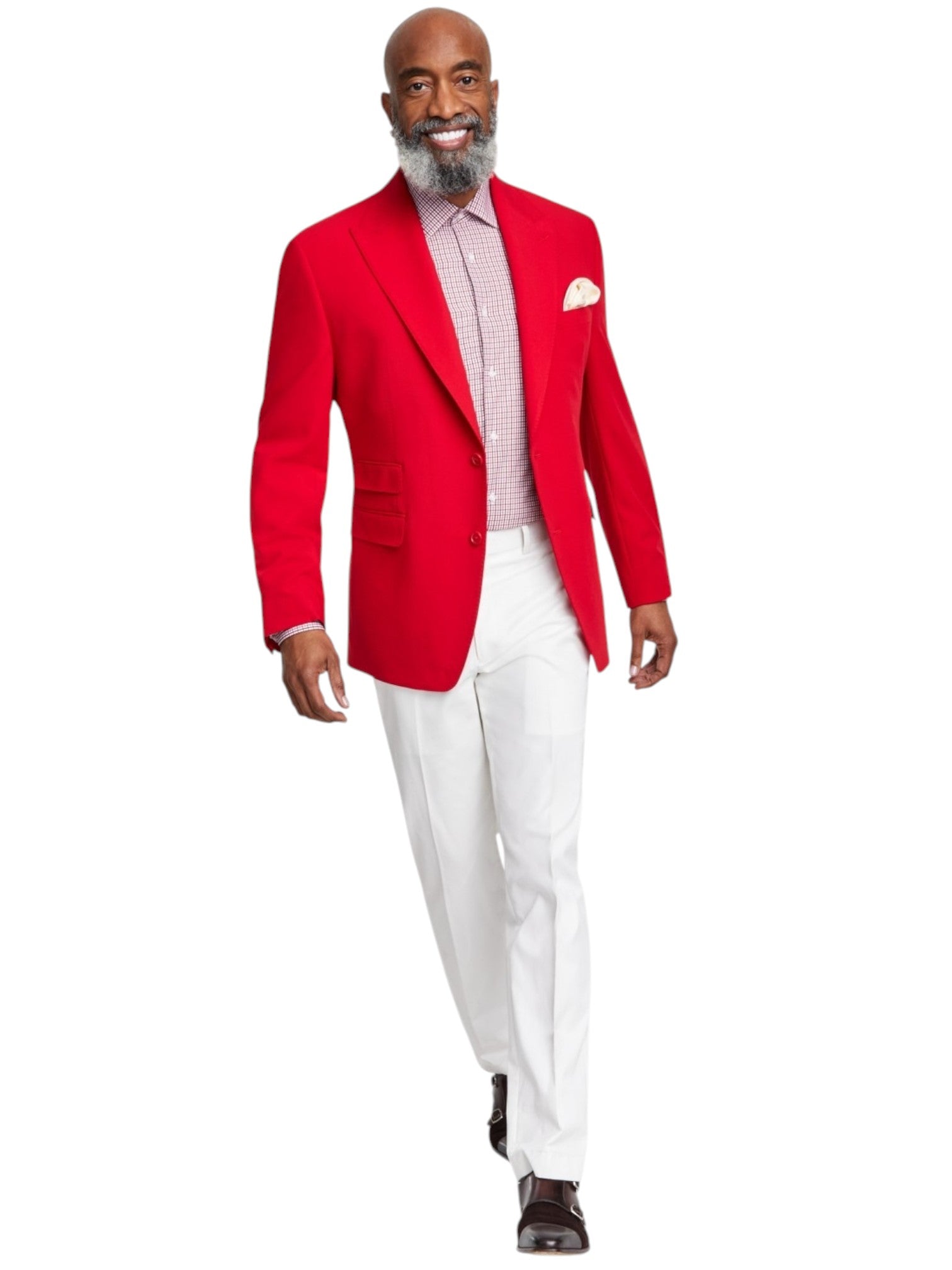 Tayion Mens Classic fit Sport Coat Blazer 42 R Red Solid