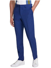 Hugo Boss Mens Modern fit Dress Pants 34 / 32 Blue Solid