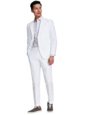 Tommy Hilfiger Mens Modern fit Suit Jacket Blazer 38 R White Solid Stretch