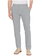 Tommy Hilfiger Mens Modern fit Dress Pants 42 / 32 Light Grey Solid Stretch