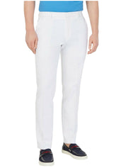 Tommy Hilfiger Mens Modern fit Dress Pants 38 / 30 White Solid Stretch