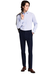 Tommy Hilfiger Mens Modern fit Dress Pants 34 / 30 Navy Blue Solid
