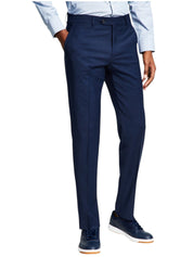 Tommy Hilfiger Mens Modern fit Dress Pants 34 / 29 Navy Blue Solid Stretch Wool