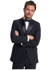 Brooks Brothers Mens Classic fit Tuxedo Jacket Blazer 40 R Black Solid
