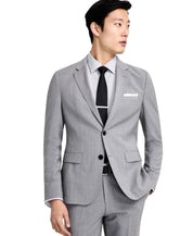 Hugo Boss Mens Modern fit Suit Jacket Blazer 42 S Light Grey Solid