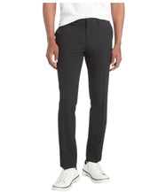Kenneth Cole Mens Slim fit Dress Pants 38 / 32 Black Solid Stretch
