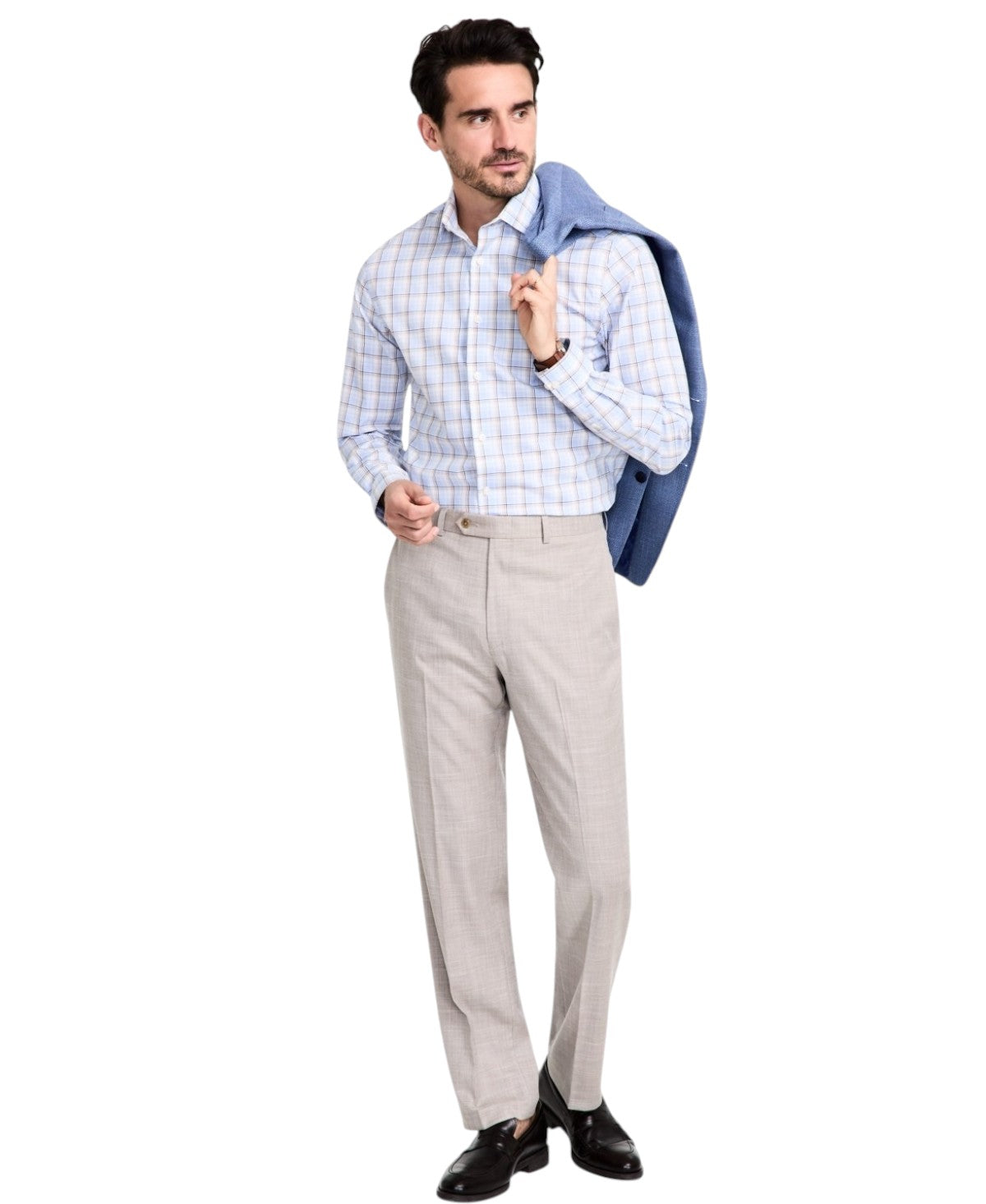 Michael Kors Mens Classic fit Dress Pants 40 / 29 Brown Solid