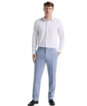 Perry Ellis Mens Modern fit Dress Pants 30 / 30 Light Blue Solid