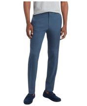 Kenneth Cole Mens Slim fit Dress Pants 38 / 30 Blue Solid Stretch