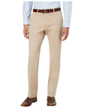 Tommy Hilfiger Mens Modern fit Dress Pants 38 / 29 Beige Solid Stretch