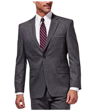 Haggar Mens Classic fit Suit Jacket Blazer 50 R Charcoal Grey Solid Stretch