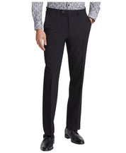 Tallia Mens Slim fit Dress Pants 38 / 32 Black Solid Stretch