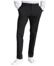 Tommy Hilfiger Mens Modern fit Dress Pants 33 / 32 Black Solid Stretch