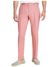 Tommy Hilfiger Mens Modern fit Dress Pants 34 / 30 Red Solid