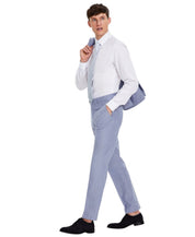 Tommy Hilfiger Mens Modern fit Dress Pants 32 / 32 Light Blue Solid Stretch