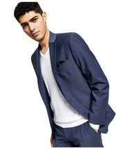 Bar Iii Mens Slim fit Suit Jacket Blazer 40 S Blue Solid