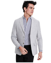 Tommy Hilfiger Mens Modern fit Sport Coat Blazer 42 L Light Grey Solid