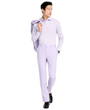 Hugo Boss Mens Modern fit Dress Pants 32 / 32 Purple Solid