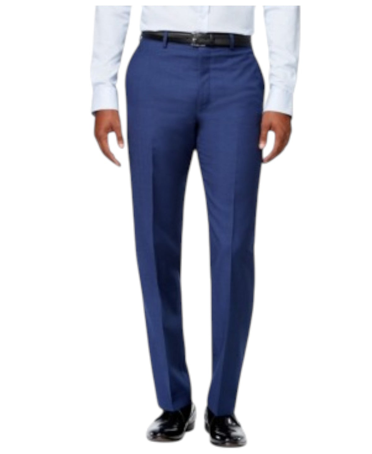 Calvin Klein Mens Slim fit Dress Pants 31 / 30 Navy Blue Solid Stretch