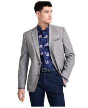Bar Iii Mens Slim fit Suit Jacket Blazer 40 S Grey Plaid
