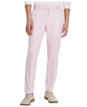 Tommy Hilfiger Mens Modern fit Dress Pants 34 / 34 Pink Solid Stretch