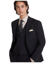 Calvin Klein Mens Slim fit Suit Jacket Blazer 42 R Black Solid Stretch Wool