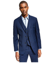 Tommy Hilfiger Mens Slim fit Suit Jacket Blazer 44 L Navy Blue Solid Stretch