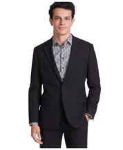 Tallia Mens Classic fit Suit Jacket Blazer 44 S Black Solid