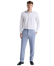 Perry Ellis Mens Modern fit Dress Pants 34 / 29 Light Blue Solid