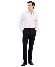 Dkny Mens Modern fit Dress Pants 34 / 32 Black Solid
