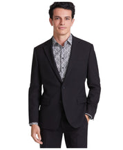 Tallia Mens Classic fit Suit Jacket Blazer 46 S Black Solid