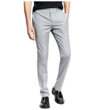 Bar Iii Mens Slim fit Dress Pants 29 / 30 Light Grey Solid