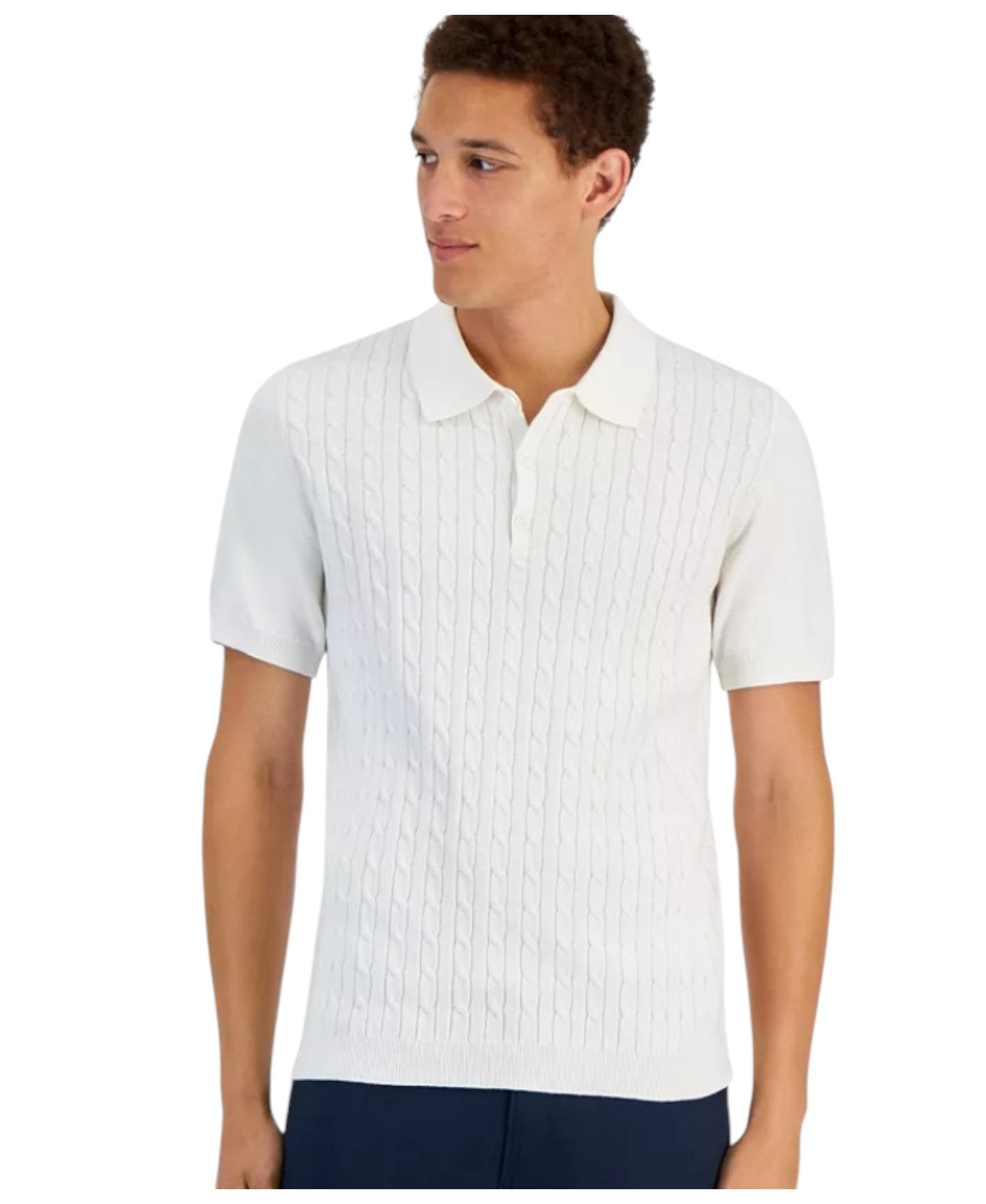 Club Room Mens Classic fit Short Sleeve Polo Shirt XXL White