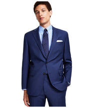 Brooks Brothers Mens Classic fit Wool Suit Jacket Blazer 38 R Blue Solid Stretch