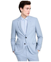 Hugo Boss Mens Modern fit Suit Jacket Blazer 38 S Powder Blue Solid Wool