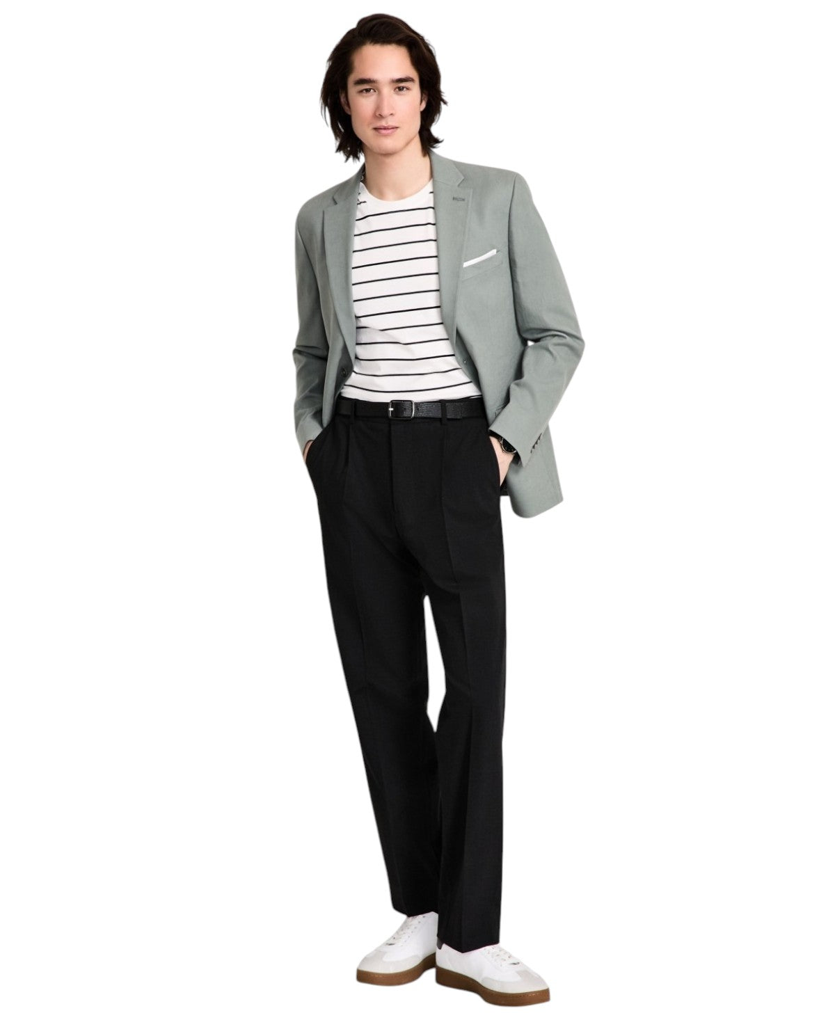 Tommy Hilfiger Mens Modern fit Sport Coat Blazer 36 R Green Solid