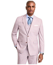 Tayion Mens Regular fit Suit Jacket Blazer 44 S Pink Solid