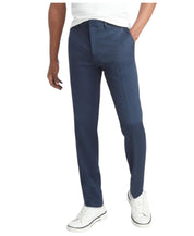 Kenneth Cole Mens Slim fit Dress Pants 34 / 30 Navy Blue Solid Stretch