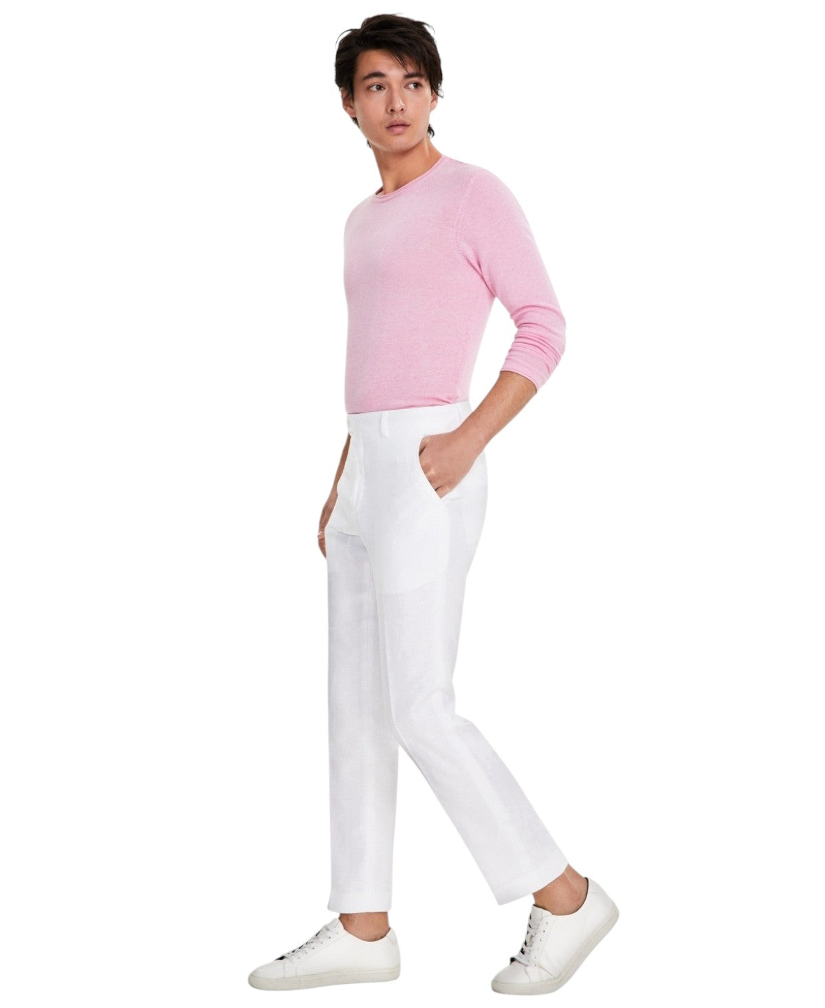 Tommy Hilfiger Mens Modern fit Dress Pants 34 / 30 White Solid