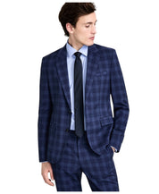Hugo Boss Mens Modern fit Suit Jacket Blazer 42 R Blue Plaid