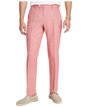Tommy Hilfiger Mens Modern fit Dress Pants 34 / 30 Light Red Solid