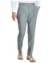 Tommy Hilfiger Mens Modern fit Dress Pants 30 / 30 Green Solid Linen
