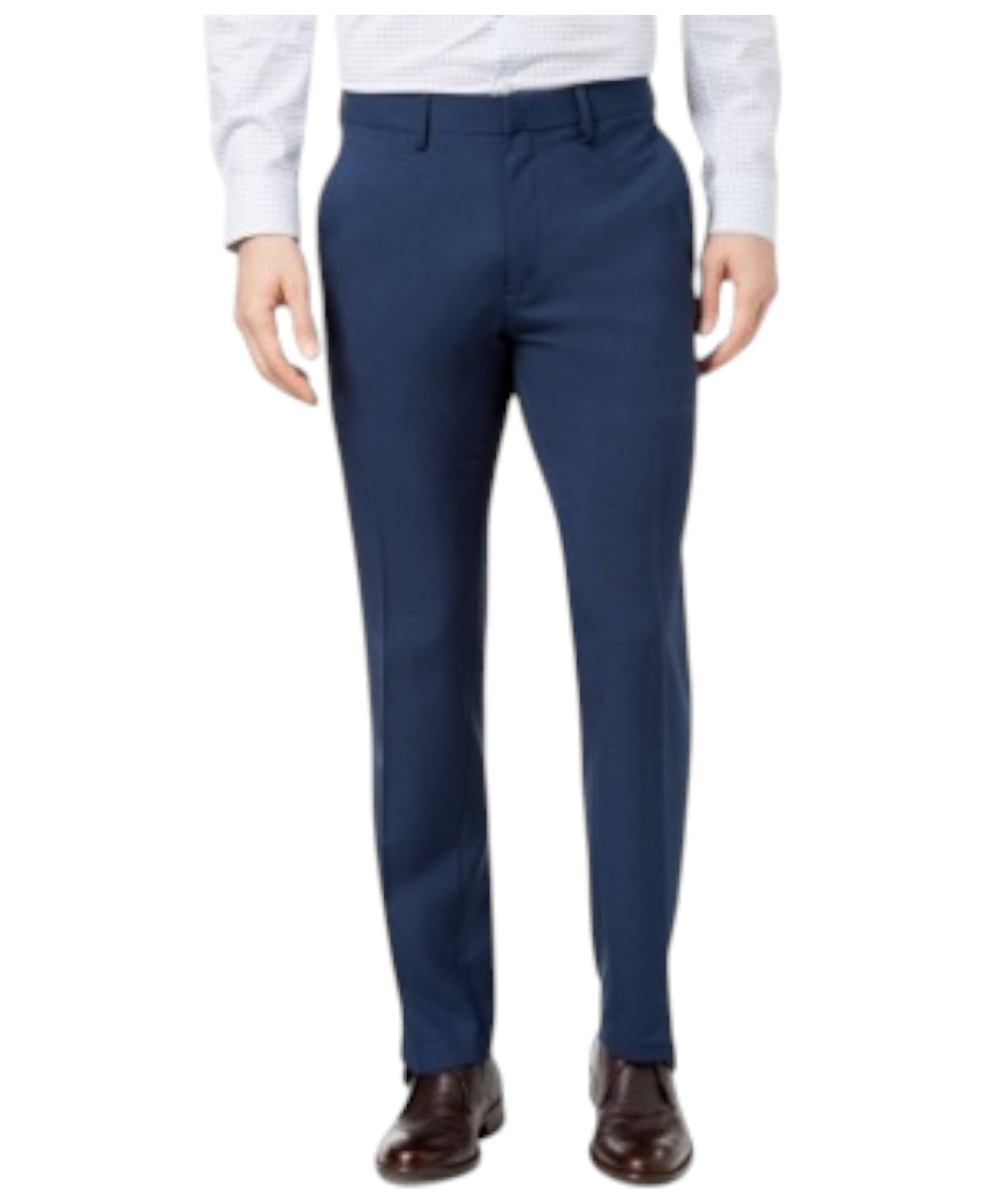 Kenenth Cole Mens Modern fit Dress Pants 33 / 32 Navy Blue Check
