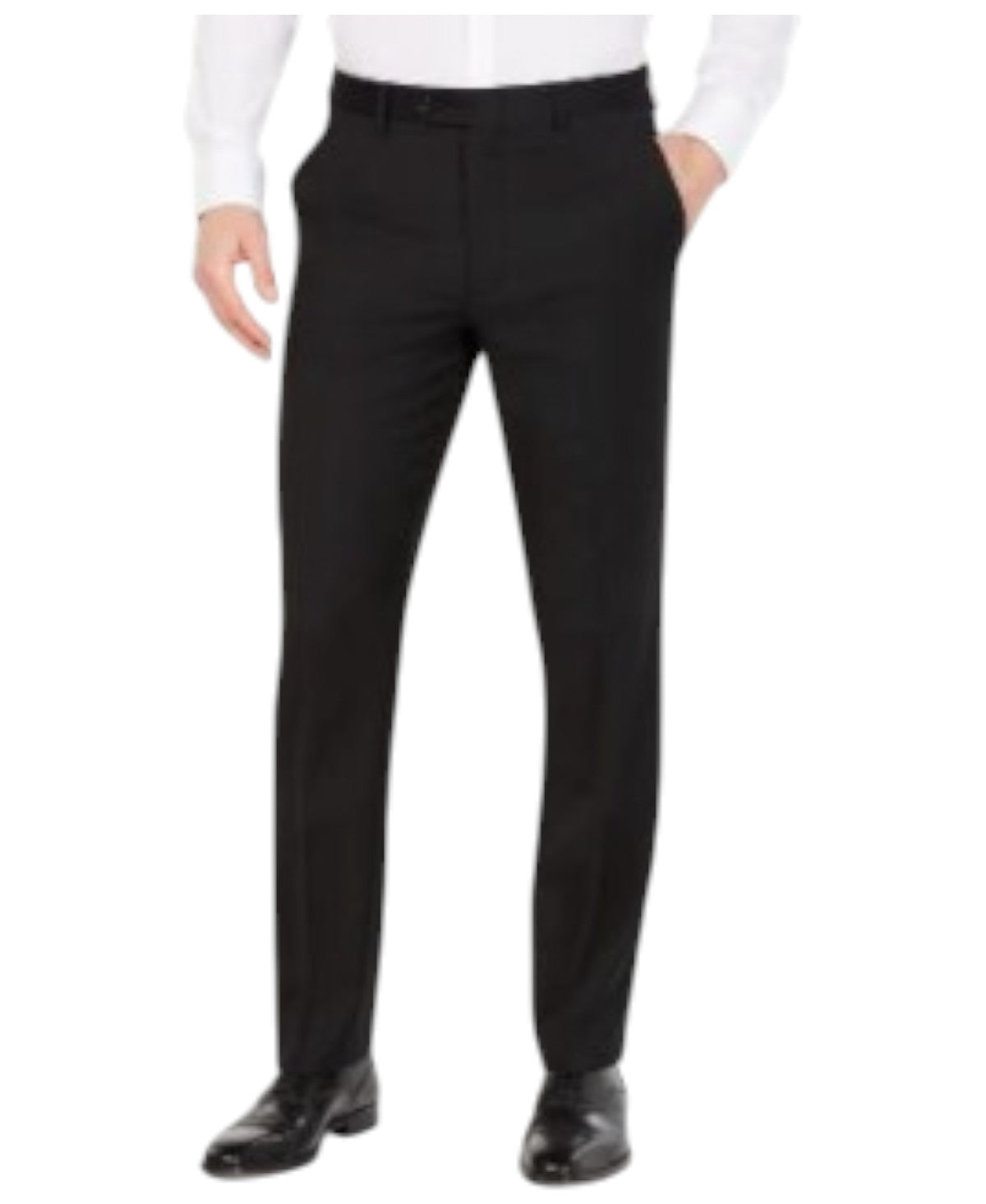 Lauren Ralph Lauren Mens Classic fit Dress Pants 52 / 32 Black Solid Stretch